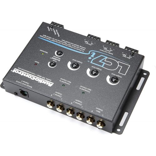  AudioControl LC7i 6-Channel Line Output Converter Loud Music Lovers Bundle with ACR-1 Dash Remote. Converter with Bass Restoration Lets You Add Speakers, Subs and Amps to Any Facto