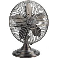 Lasko Oscillating Table Top Fan, Portable, 3 Quiet Speeds, for Bedroom, Kitchen and Office, 17