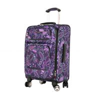 Ricardo Beverly Hills Mar Vista 20-Inch 4 Wheel Expandable Wheelaboard, Purple Paisley, One Size