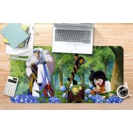 3D Inuyasha Forest 759 Japan Anime Game Non-Slip Office Desk Mouse Mat Game AJ WALLPAPER US Angelia (W120cmxH60cm(47x24))