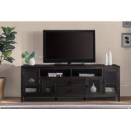 2L Lifestyle Manchester Entertainment 72 TV Media Stand, Large, Dark Brown