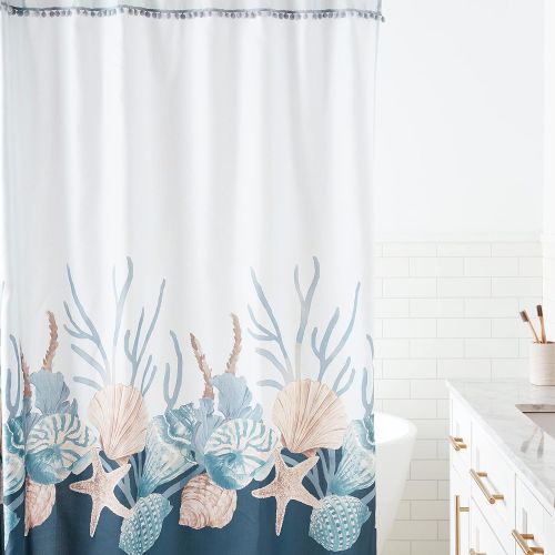  Avanti Linens Blue Lagoon Shower Curtain, Multicolor
