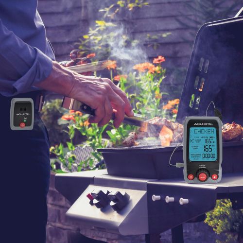  AcuRite 00278 Digital Meat Thermometer and Timer with Pager: Cooking Digital Thermometer: Kitchen & Dining