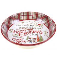 Certified International The Night Before Christmas Serving/Pasta Bowl, 13.25 x 3, Multicolor