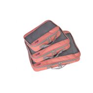 American Flyer Perfect Packing Cube 3pc Set Coral