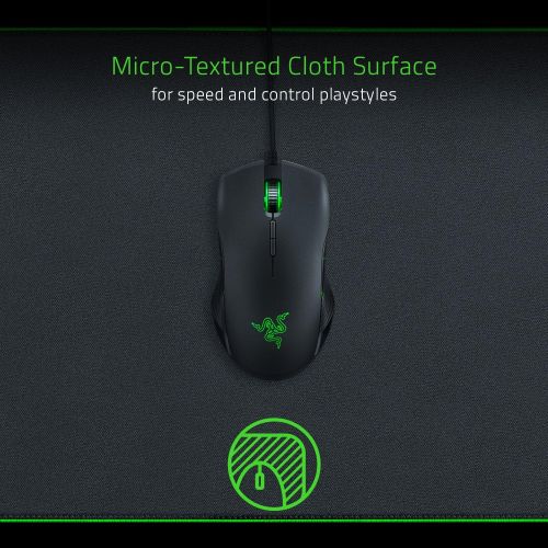 레이저 Razer Goliathus Extended Chroma: Micro-Textured Cloth Surface - Optimized for All Sensitiviy Settings and Sensors - Powered by Razer Chroma - Soft Extended Gaming Mouse Mat