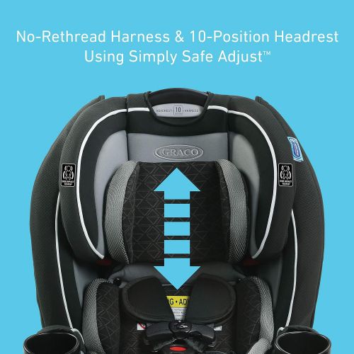 그라코 Graco TrioGrow SnugLock LX 3 in 1 Car Seat, Infant to Toddler Car Seat, Sonic