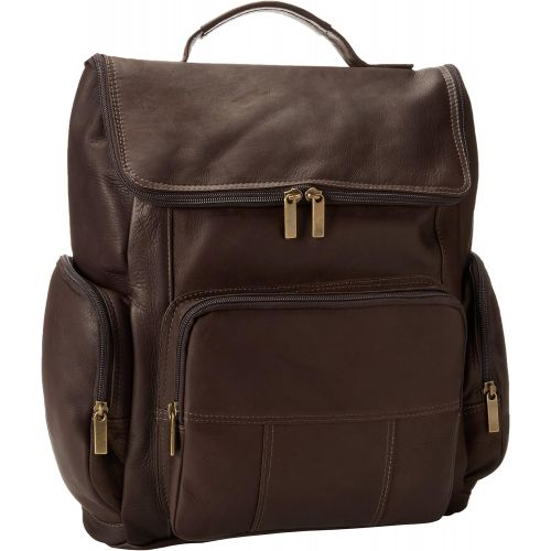  David King & Co. Multi Pocket Backpack, Cafe, One Size