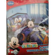 Mickey Mouse 4 Piece Toddler Bedding Set