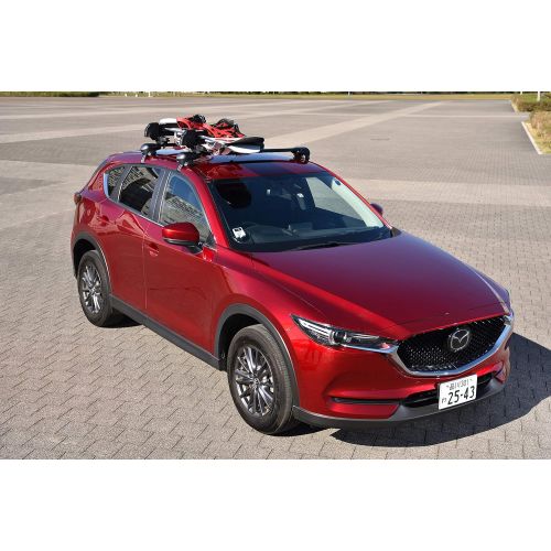  INNO INA952 Gravity Universal Mount (Fits Rounds, Square, Aero and Most Factory Bars) Holds - (3) Fat Ski or (2) Snowboards Roof Rack