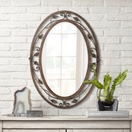 Franklin Iron Works Eden Park Collection 24 x 34 Oval Wall Mirror