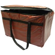 Phoenix 13-Inch by 22-Inch by 10-Inch Insulated Delivery Bags, Burgundy