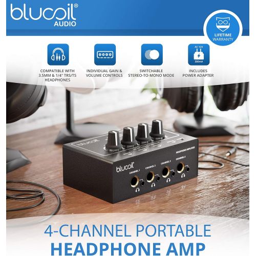 오디오테크니카 Audio-Technica AT2005USBPK Vocal Microphone Pack for Streaming/Podcasting Bundle with Blucoil Portable Headphone Amp, 3 USB Extension Cable, USB-A Mini Hub, Pop Filter, and Aluminu