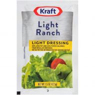 Kraft Light Ranch Dressing, 1.5 oz. pouch, Pack of 60