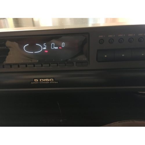  [아마존베스트]Unknown Technics SL-PD867 Compact Disc Changer 5 Disc CD Player