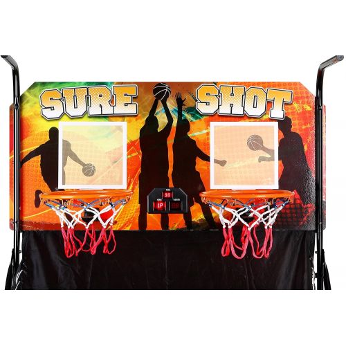  [아마존베스트]Hathaway Sure Shot Dual Electronic Basketball Game