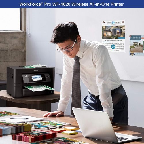엡손 Epson Workforce Pro WF-4820 Wireless Color Inkjet All-In-One Printer