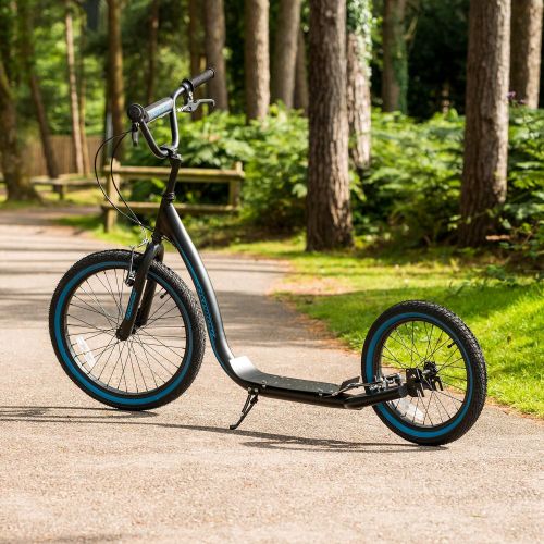  Osprey BMX Adult Scooter with Big Wheels, Bike Bicycle Off Road Scooter with Adjustable Handlebars and Calliper Brakes