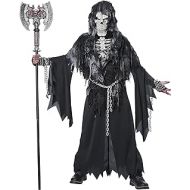 California Costumes Kids Boys Grim Reaper Skeleton Halloween Costume