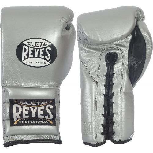  Cleto Reyes Training Gloves With laces and attached thumb - Black - 12oz