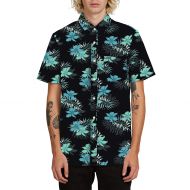 Volcom Mens Wave Fayer Hawaiian Short Sleeve Shirt