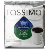 MAXWELL HOUSE Maxwell House House Blend Decaf Coffee, Medium Roast, T-Discs for Tassimo Brewing Machines, 16 Count (Pack of 5)