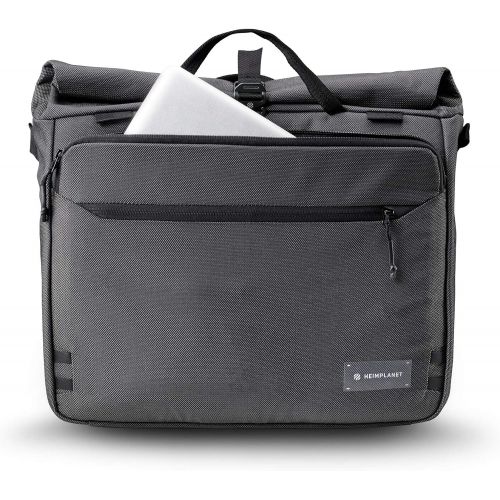  HEIMPLANET Original Transit Line Roll Top MESSENGER BAG Waterproof shoulder bag with Roll-Top Opening 15 Laptop compartment Supports 1% For The Planet