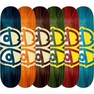 Krooked Team Eyes Skateboard Deck - Yellow - 8.06