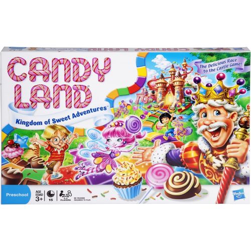 해즈브로 [아마존베스트]Hasbro Gaming Candy Land Kingdom Of Sweet Adventures Board Game For Kids Ages 3 & Up (Amazon Exclusive),Red,Original version