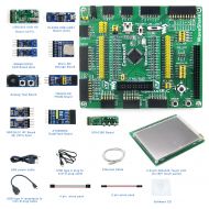 CQRobot Designed for the STM32F205RBT6, Open Source Electronic STM32 Development Kit, Includes STM32F205RBT6 Development Board+2.2 inch LCD+PL2303 Driver+Analog Test Board+USB3300 USB Boar