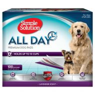 Simple Solution 6-Layer All Day Premium Dog Pads, 23 x 24, Lavender Scent