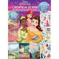 Disney Princess Create-A-Scene Over 80 Stickers Activity Pad to Color