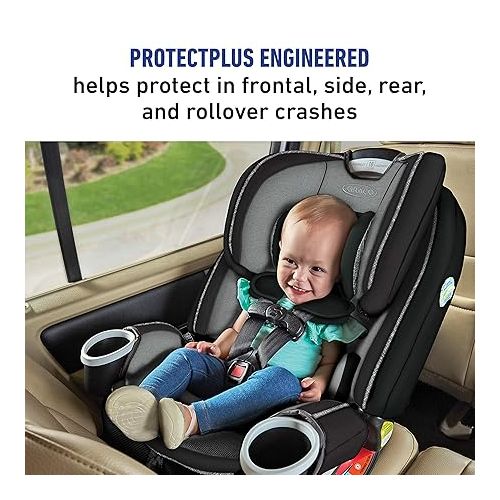 그라코 Graco 4Ever DLX 4 in 1 Car Seat | Infant to Toddler Car Seat, with 10 Years of Use, Joslyn, 20x21.5x24 Inch