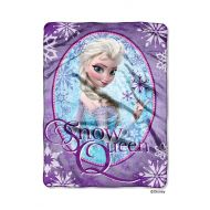 The Northwest Company Disneys Frozen Snow Queen 60 by 80-Inch Plush Raschel Throw Blanket, Twin