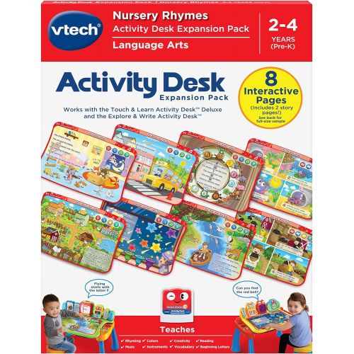 브이텍 VTech Touch and Learn Activity Desk Deluxe Expansion Pack - Nursery Rhymes