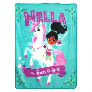 The Northwest Company Disneys Nella the Princess Knight, Nella Knight Micro Raschel Throw Blanket, 46 x 60, Multi Color