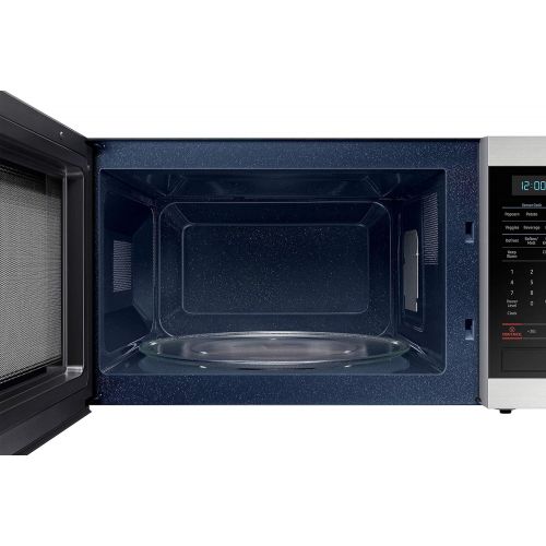 삼성 [아마존베스트]SAMSUNG Countertop Microwave Oven with 1.9 Cu. Ft. Capacity - Smart Sensor, Easy to Clean Interior, 950 Watts of Power, Auto Defrost, Child Safety Lock - Stainless Steel - MS19N700