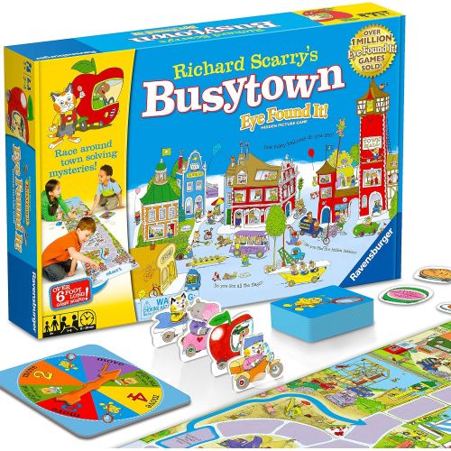 해즈브로 [아마존베스트]Wonder Forge Richard Scarrys Busytown, Eye Found It Toddler Toy and Game for Boys and Girls Age 3 and Up - A Fun Preschool Board Game,Multi-colored