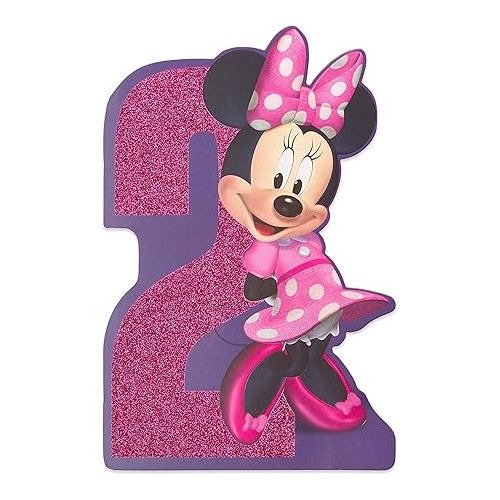  American Greetings 2nd Birthday Card for Girl (Minnie Mouse)