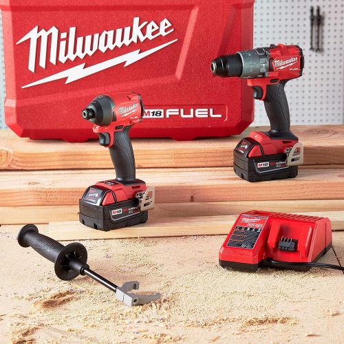  [아마존베스트]Milwaukee Electric Tools 2997-22 Hammer Drill/Impact Driver Kit