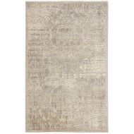 Rug Squared Corona Distressed Area Rug (CRA09), 7-Feet 9-Inches by 10-Feet 10-Inches, Ivory