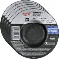 Milwaukee 5 Pack - 4 1 2 Grinding Wheel For Grinders - Aggressive Grinding For Metal & Stainless Steel - 4-1/2 x 1/4 x 7/8-Inch | Depressed
