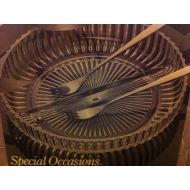 Special Occassions Divided Relish Plate (Crystal Glass)) with Servers