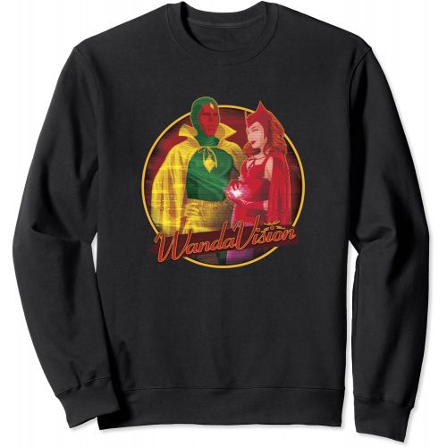 마블시리즈 할로윈 용품Marvel WandaVision Wanda & Vision Halloween Costumes Sweatshirt