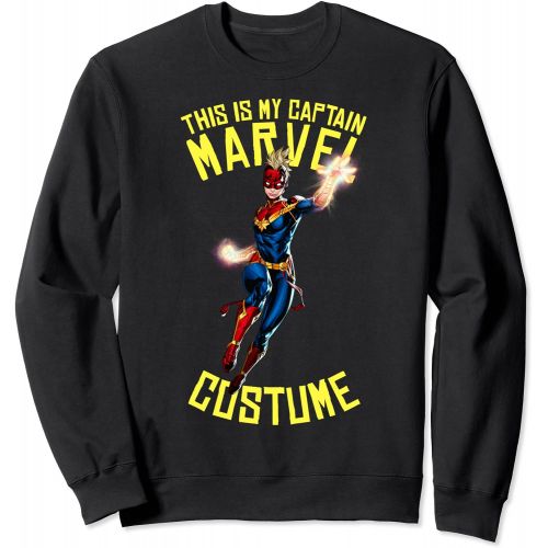 마블시리즈 할로윈 용품Marvel Halloween This Is My Captain Marvel Costume Sweatshirt