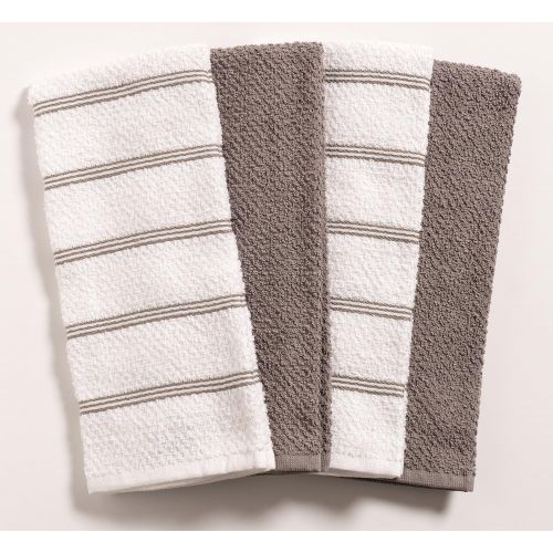  [아마존베스트]KAF Home Pantry Piedmont Terry Kitchen Towels | Set of 8, 16 x 26 inch, Absorbent Terry Cloth Dish Towels, Hand Towels, Tea Towels | Perfect for Kitchen Spills, Cooking, and Messes