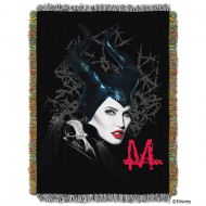 The Northwest Company Disneys Maleficent, Dark Queen Woven Tapestry Throw Blanket, 48 x 60, Multi Color