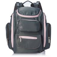 Jeep J is for Places and Spaces Back Pack Diaper Bag, Grey/Pink