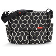 Skip Hop Dash Messenger Diaper Bag, Onyx Tile