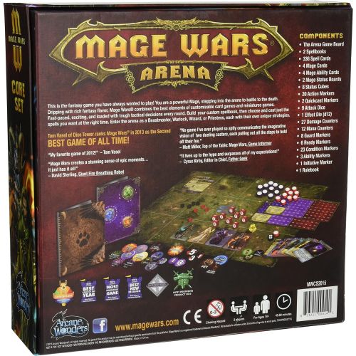  Arcane Wonders Mage Wars Arena Board Game